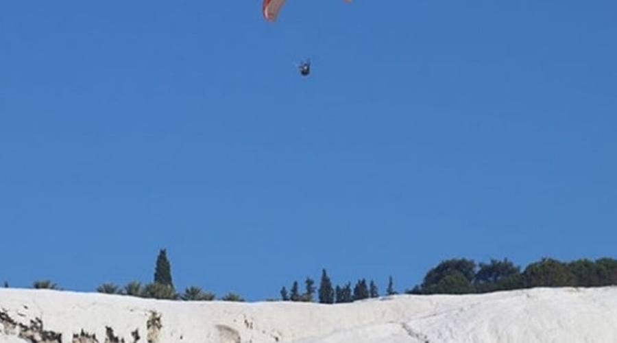 Paragliding in Pamukkale
