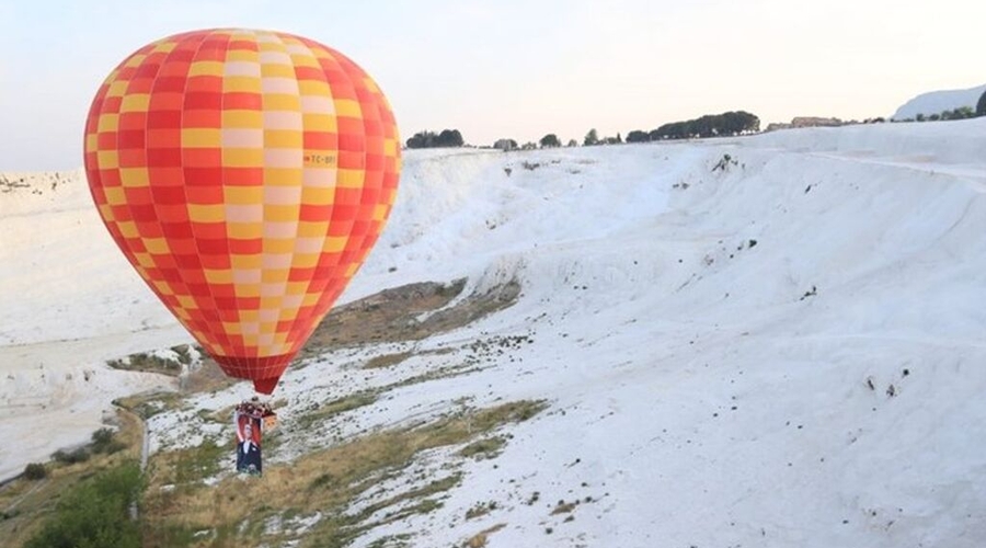 Daily Pamukkale Hot Air Balloon Flights